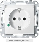 Merten MEG2305-0419, SCHUKO-Steckdose pws &Uuml;bersp.Sch.Schriftf. MEG2305-0419