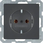 Berker 41436086, SCHUKO-Steckdose anth/sa 41436086 4011334379898 Berker 1 STK