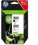 HP 302 schwarz + CMY