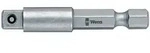 Werkzeugschaft WERA 3/8" 4-kant x 1/4" 6-kant L&auml;nge 50mm