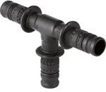 Mepla T-St&uuml;ck PVDF d40-40-40 G-Kontur
