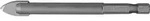 Glasbohrer HELLER&reg; QUICKBIT CERAMICMASTER mit Sechskantschaft &Oslash; 3,0 x 75 mm