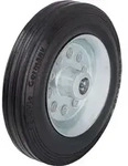 Vollgummireifen mit Stahlblech- Felge,VE 80/12R,Achsloch-&Oslash; 12mm, Rad-&Oslash;