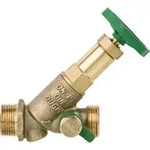 Messing-Systemventil mit AG m. nichtst. Spindel mit Entleerung DN20x1"