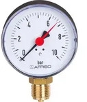 Manometer RF 80 1/2" 0-16bar, Anschluss radial