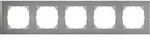 M-Pure, Decor Rahmen, 5fach, Edelstahl