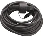 Verl&auml;ngerungsleitung Qualit&auml;t- Baustellenkabel IP 44 Kabel 10 m, Farbe schwarz
