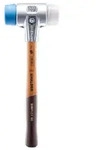 SIMPLEX-Schonhammer HALDER&reg; mit Aluminiumgeh&auml;use und Holzstiel, &Oslash; 50 mm, TPE-soft