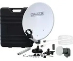 Mobile Sat-Anlage im Koffer 1x Stahl Offset Antenne 350mm 1x Digi. LNB, 1x...