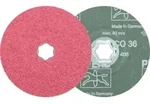 Fiberscheibe Pferd COMBICLICK, &Oslash; 125 mm, K&ouml;rnung CO36
