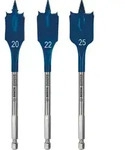 Flachfr&auml;sbohrer BOSCH 3-teilig Expert SELFCUT &Oslash; 20/22/25mm, L&auml;nge 152 mm mit 1/4"