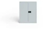 Fl&uuml;gelt&uuml;renschrank UNIVERSAL | 1 Fachboden f&uuml;r 2 Ordnerh&ouml;hen, Breite 800 -...