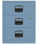 Rollcontainer PFA | 3 Universalschubladen - 605 blau