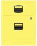 Rollcontainer PFA | 1 Universalschublade, 1 HR-Schublade - 641 zinkgelb