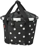 Reisenthel Bikebasket Textiltasche Fahrradkorb Befestigung Klickfix black dots