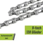 Shimano Kette CN-HG93 9-fach 138 Glieder mit Kettennietstift