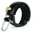 Knog Glocke Oi Luxe Large Fahrradklingel ringf&ouml;rmig Aluminium schwarz matt
