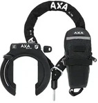 AXA Rahmenschloss Set Block XXL NAZ inkl. Kette ULC 100 cm und Tasche