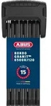 ABUS Faltschloss Bordo Granit 6500K/120 BK SH schwarz | Durchmesser: 5,5 mm | L&auml;nge: