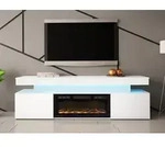 TV-Lowboard EF 2D Lestirola mit Kamin