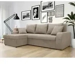 Ecksofa Dalmir Lux mit Schlaffunktion und zwei Bettk&auml;sten