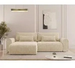 Ecksofa Suziser Cord mit Schlaffunktion und Bettkasten
