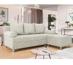 Schlafsofa Don mit Bettkasten und Polsterhocker