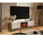 TV-Lowboard Wompor 190 EF mit Kamin