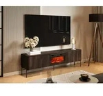 TV-Lowboard Wompor 190 EF mit Kamin