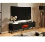TV-Lowboard Wompor 190 EF mit Kamin