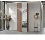 Kleiderschrank mit Spiegel Lotsi 2D