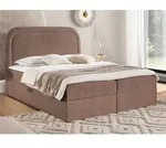Boxspringbett mit zwei Bettk&auml;sten Bukirt Boucle