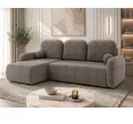 Ecksofa Tivowi mit Schlaffunktion und Bettkasten