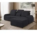 Ecksofa Rubiow mit Bettkasten und Schlaffunktion