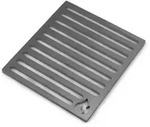 Ofenrost aus massivem Stahl - 19,7x22cm - langlebiger als Gussroste - f&uuml;r...