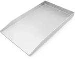 Edelstahl Grillplatte - Plancha 44,3 x 26cm - f&uuml;r Weber Spirit 200er und 300er...