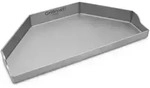 Halbrunde Plancha f&uuml;r Kugelgrills - 4 mm Edelstahl - dicht geschwei&szlig;t