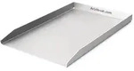 Edelstahl Grillplatte - Plancha 49 x 32,5cm - f&uuml;r Weber Genesis 1 und Weber Summit