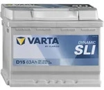 VARTA Silver Dynamic Autobatterie Blei-S&auml;ure 12V 63Ah 610A rechts 242x175x190...