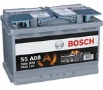 BOSCH S5 A Autobatterie AGM 12V 70Ah 760A rechts 278x175x190 mm