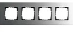 Gira Abdeckrahmen 4fach edelstahl 0214219