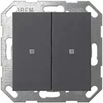 Gira Taster Wippe KNX, 2f, Anthrazit 517328