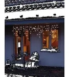 HELLUM LED-Eislichtvorh. 2,1x0,5m Blinkeffekt wei&szlig; 555417