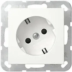 Gira Steckdose 30&deg; Reinwei&szlig; 441803
