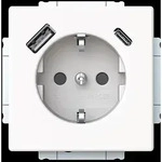 Busch-Jaeger SCHUKO Steckdose USB-A+C 20 EUCB2USBAC-884