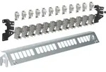 Hager Patch-Panel 24-fach mit 12xRJ45-Modulen FZ24MM