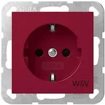 Gira SCHUKO-Steckd. SH WSV Rot 4453108