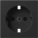 Gira Abd. SCHUKO-Steckd. SH Schwarz m 4921005