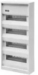 GEWISS Aufputzkleinverteiler 4-reihig, ohne T&uuml;r GW43024S