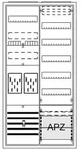 STRIEBEL & JOHN Komplettschrank APBKE-I, A27 2Z1V5A2 BA27FM